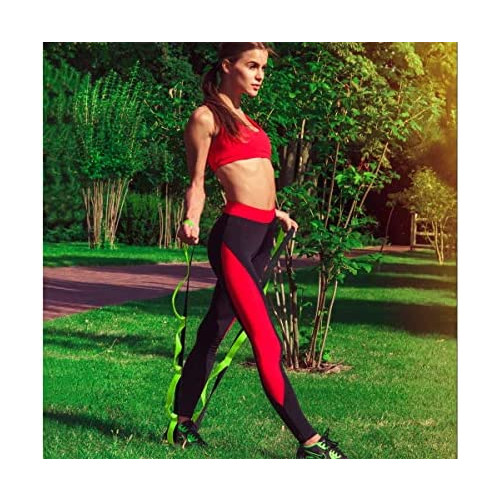 Wacces Yoga Strap Stretch Restore Multi-Grip Fitness Pilates Stretching Belt Multicolor