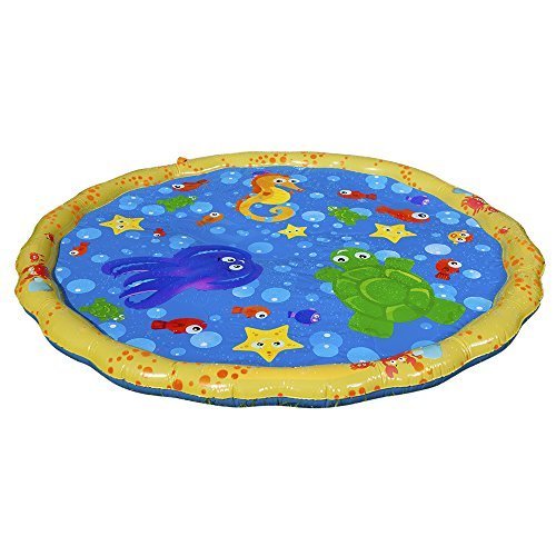 집콕 물놀이 아이템 스프링클러 매트 Banzai 54in Diameter Sprinkle Splash Play Mat