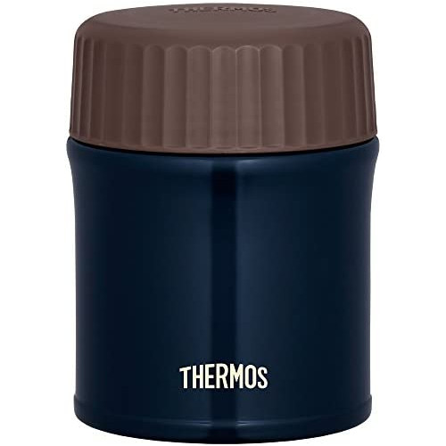 THERMOS 써모스 진공 단열 후드 콘테이너 380ml 네이비 JBI-382 NVY
