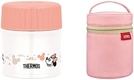 THERMOS 써모스 진공 단열 스프 밥통 미피 네이비 핑크 300ml JBU-300B NV-P