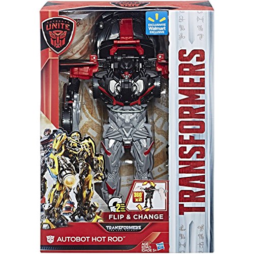 Transformers: The Last Knight Autobots Unite 28cm Flip & Change Autobot Hot Rod