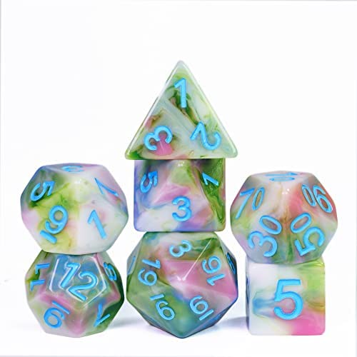 UDIXI Polyhedral DND Dice 세트 Layer 호환가능 Dungeons Dragons Role Playing Game RPG ,MTG,Pathfinder,Table Game,Board Games Set