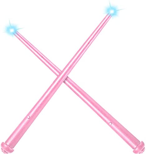 Gejoy 2 Piece Light-up Wand Magic Light 사운드 토이 Wizard Wands Cosplay