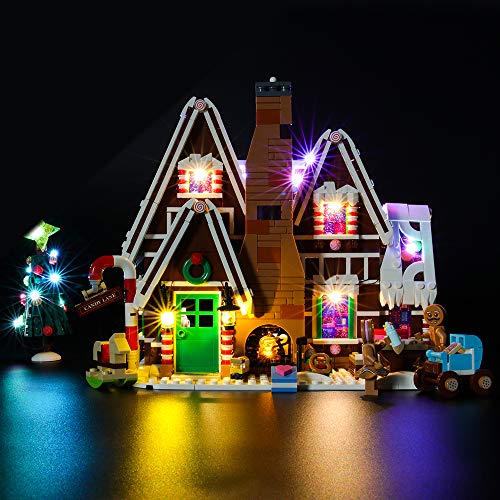 BRIKSMAX Led Lighting Kit 크리에이터 Gingerbread House - 호환가능 레고 10267 Building Blocks Model- Not Include Set