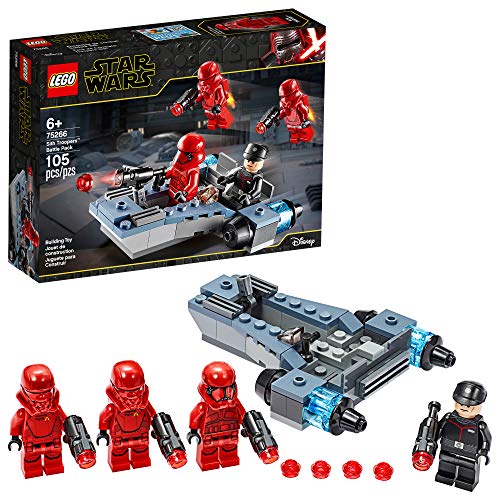 레고 스타워즈 Sith Troopers Battle팩 75266 Stormtrooper Speeder Vehicle Building Kit New 2020 105 Pieces
