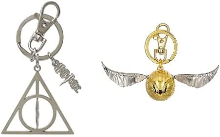 Harry Potter 골드 Snitch Pewter Key Ring