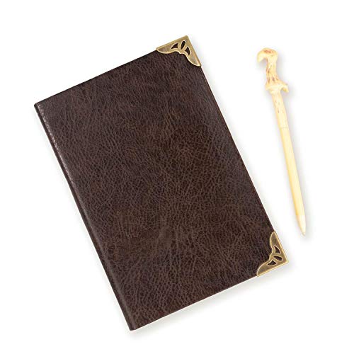 Harry Potter Tom Riddle Journal Voldemort Wand Pen - 192 Blank Pages 8.5" x 6"