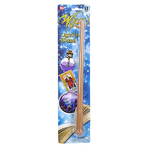 Rhode Island Novelty 14 Inch Light-up Magic Light 사운드 토이 Wizard Wand Two Wands
