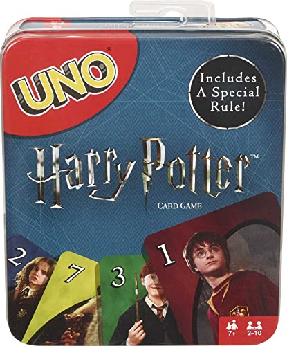 UNO Harry Potter - Card Game Tin Box