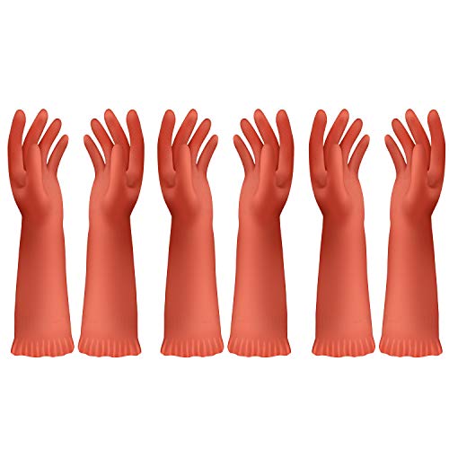 다용도 고무장갑 3켤레 세트 MR.SIGA Reusable Dish Washing Gloves  3 Pairs