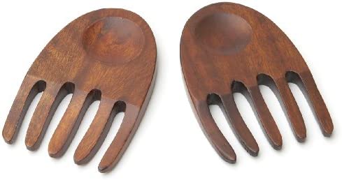 Woodard & Charles Wood Salad Hands 6-Inch Cherry