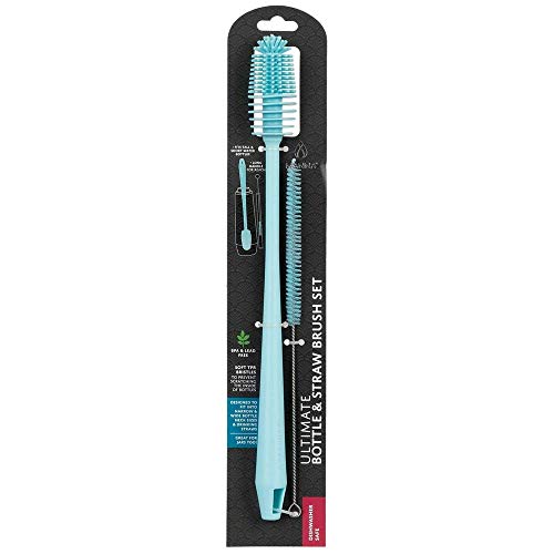 Ultimate Silicone Bottle & Brush 2pc 세트 - Pistachio