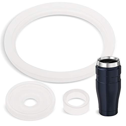 2 Sets 써모스 스테인레스 킹 TM -Compatible 16oz Travel Tumbler/Mug Gaskets/Seals Impresa Products - BPA-/Phthalate-/Latex-Free Full Replacements Per Kit