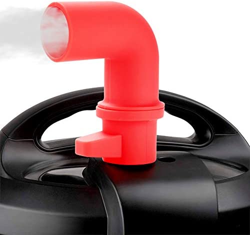 Steam Release Accessory, 360 Rotation Silicone Steam Diverter/Duo Plus/Smart/Ultra Models, Cupboard/Cabinet Savior (red)