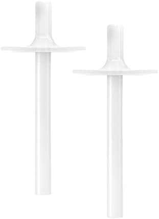 Mason Bottle Silicone Straw Tops Two팩 Fits 8 oz. Regular-Mouth Jars 100% Made USA