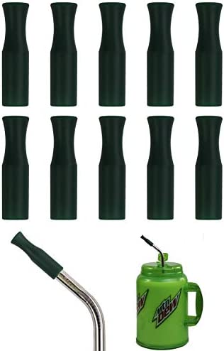 4 Silicone Tips 9mm 14" 스테인레스 스틸 Straws Jumbo Big Gulp 64 oz 100 HUGE SUPER LONG Drinking Wide Insulated Whirley Travel 머그잔 FOAM Truck Stop Cup