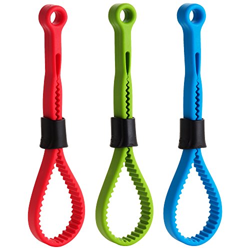 Trudeau Silicone Assorted Color Twist Jar Opener, Set of 3