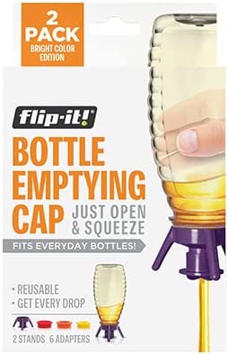Flip-It! Bottle Emptying Kit (2 Pack, Bright Color Edition)