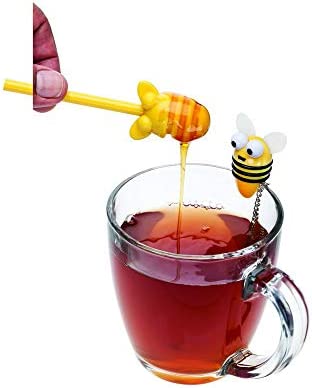 꿀벌 인퓨저 with 허니디퍼 세트 MSC International 48218 Joie Bumble Bee Infuser and Honey Dipper