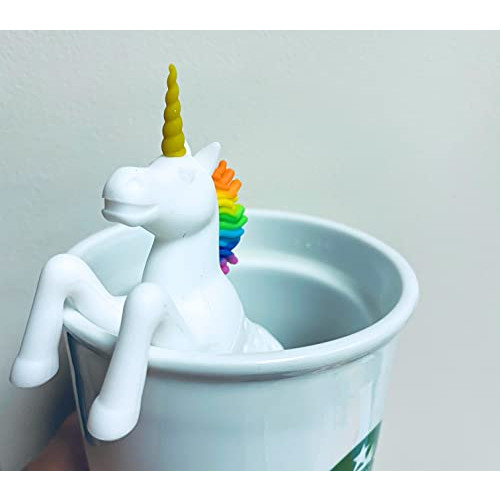 유니콘 티 인퓨저 Unicorn Modelling Safe And Non-toxic Silicone Tea Infuser Strainer Tea Filters - Cute Gift For Tea Lovers