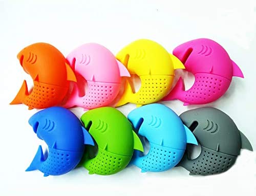 상어 티 인퓨저 단품 색상 택1 Silicone Herbal Tea Infuser