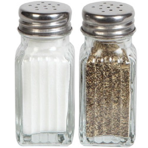 1 X Glass Salt & Pepper Shaker 세트 Greenbrier