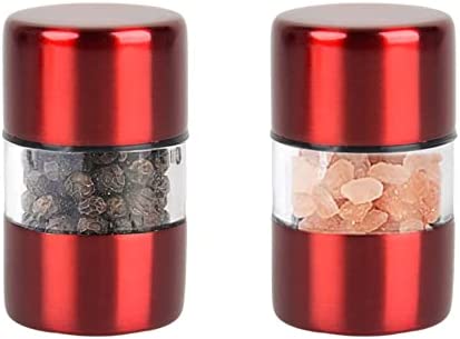 휴대용 미니 소금/후추통 세트 Portable Small Salt & Pepper Shakers (2-Pack)