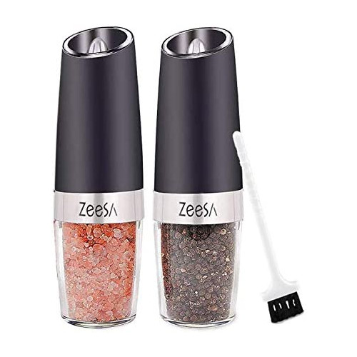 소금/후추 전자 그라인더 옵션 택1 Electric Salt and Pepper Grinder Set