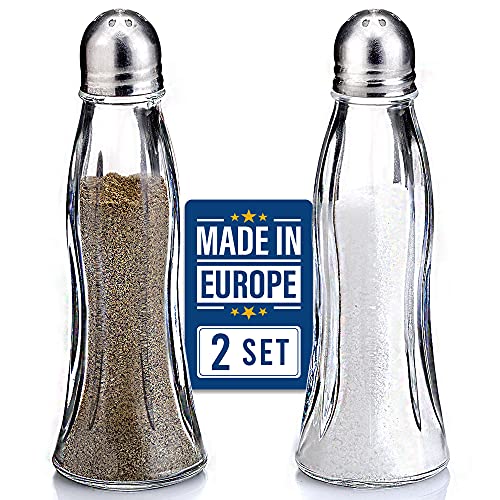 소금/후추통 세트 Salt and Pepper Shakers Glass Set