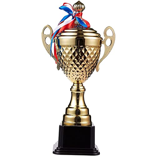 Juvale Large Trophy 컵 - 골드 스포츠 Tournaments Competitions 15.2 x 7.5 3.7 Inches Height