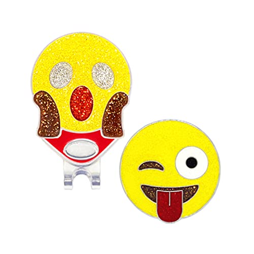 Navika Emoji Wow JK Glitzy Ball Marker Combo ONE 마그네틱 Hat Clip