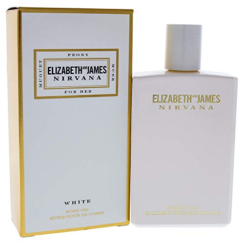 Elizabeth and James Nirvana White Body Oil for Women, 3.4 Fl. Oz (Pack of 1)