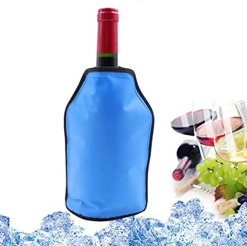 와인 쿨러 슬리브 디자인 택1 Rapid Ice Wine Cooler Gel Wine Bottle Chill Cooler Ice Pack - Freezer Sleeve- Vodka- Tequila Chiller- Cooler