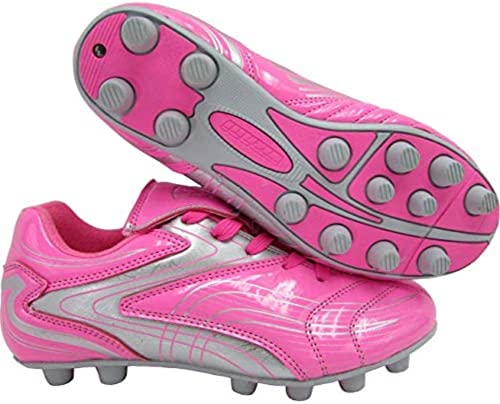 Vizari Youth/Jr Striker FG Soccer Cleats 소년 어린이 Outoor Shoes Black/White 12.5