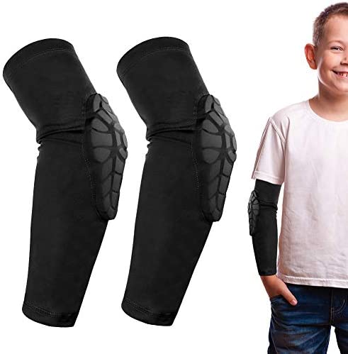 AceList Kids/Youth 5-15 Years 스포츠 Honeycomb Compression Knee Pad Elbow Pads Guards Protective Gear Basketball Baseball Football Volleyball Wrestling Cycling.