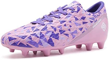 DREAM PAIRS Boys Girls Soccer Cleats Kids Football Shoes