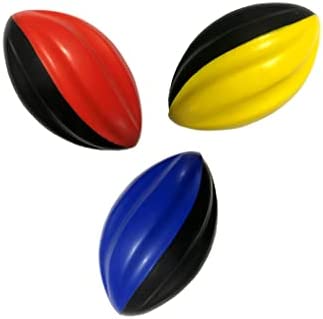 LMC Products Foam Football - 어린이 Outdoor 토이 스포츠 Balls 3 Included Ball is 5" Best 미니