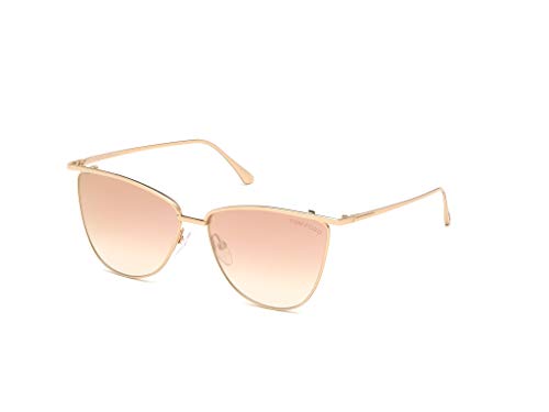 선글라스 Sunglasses Tom Ford FT 0684 Veronica 33T Shiny Pink GoldW. Red Mirror Lenses