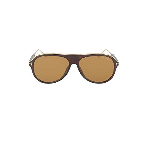선글라스 Tom Ford FT0624 52E 다크 Havana Nicholai Pilot Sunglasses Lens Category 2 Size