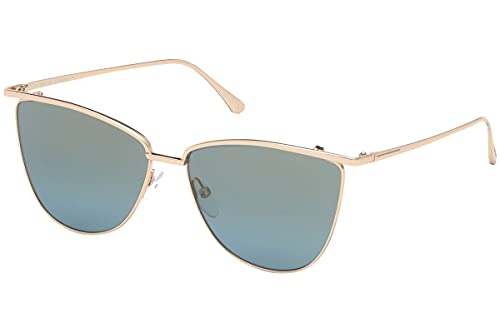 선글라스 Sunglasses Tom Ford FT 0684 Veronica 28W Shiny Rose GoldBlue W. Gradient Gold