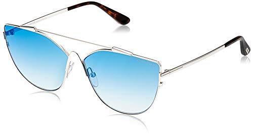 선글라스 Tom Ford FT0563 18X Shiny Rhodium Jacquelyn Pilot Sunglasses Lens Category 2 Le