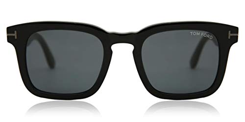 선글라스 Sunglasses Tom Ford FT 0751 -N 01A Shiny BlackSmoke LensesBlack&quott Temple D