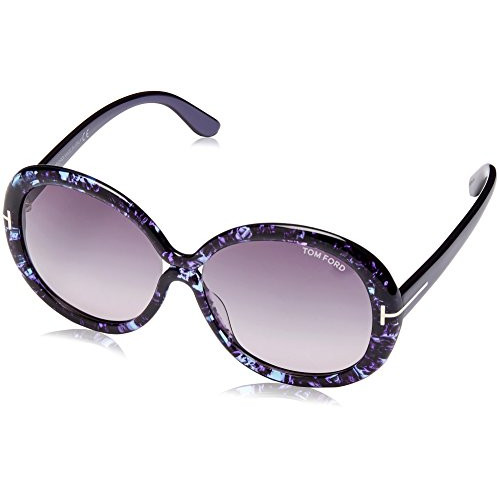 선글라스 Tom Ford Sunglasses TF 388 Gisella 83W Multi-color metallic 블루 58mm