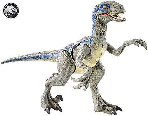 Jurassic World Battle Damage Velociraptor 블루 Figure