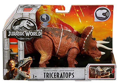 Jurassic World Mattel Roarivores Triceratops Action Figure