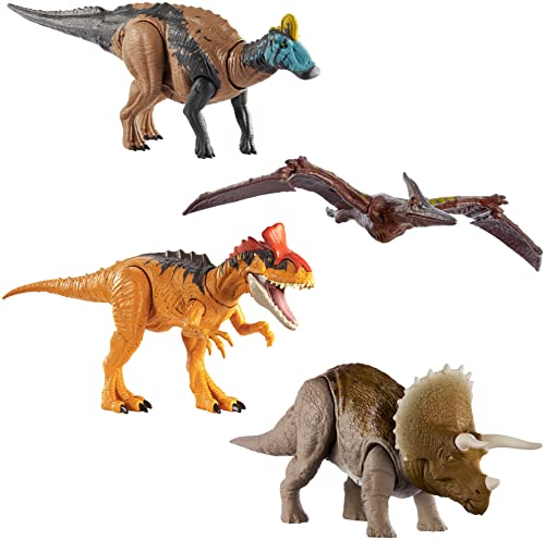 Jurassic World 사운드 Strike Dinosaur Action Figure Triceratops