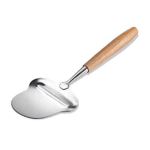 Mieriscle Cheese Slicer for Thin Slices, Stainless Steel with Wood Handle Durable