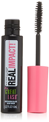 MAYBELLINE NEW YORK - 그레이트 래쉬 리얼 임팩트 마스카라 #252 브라우니쉬 블랙