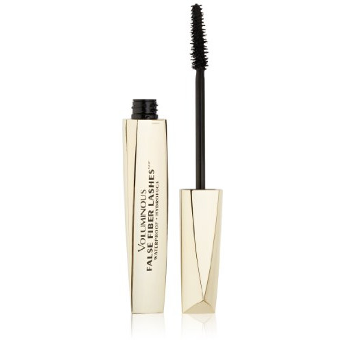 로레알 Paris Voluminous False Fiber Lashes Waterpoof Mascara ,285 Blackest 매트 0.35 fl oz