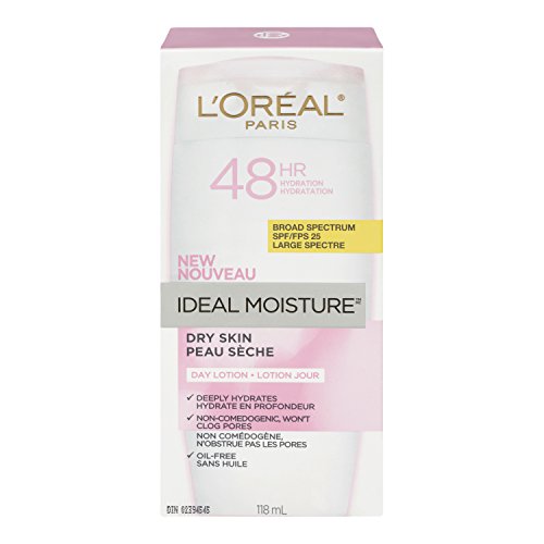 로레알 Paris Ideal Moisture Facial Day Lotion SPF 25 Dry Skin